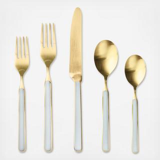 Fantasia Ice Oro 20-Piece Flatware Set, Service for 4