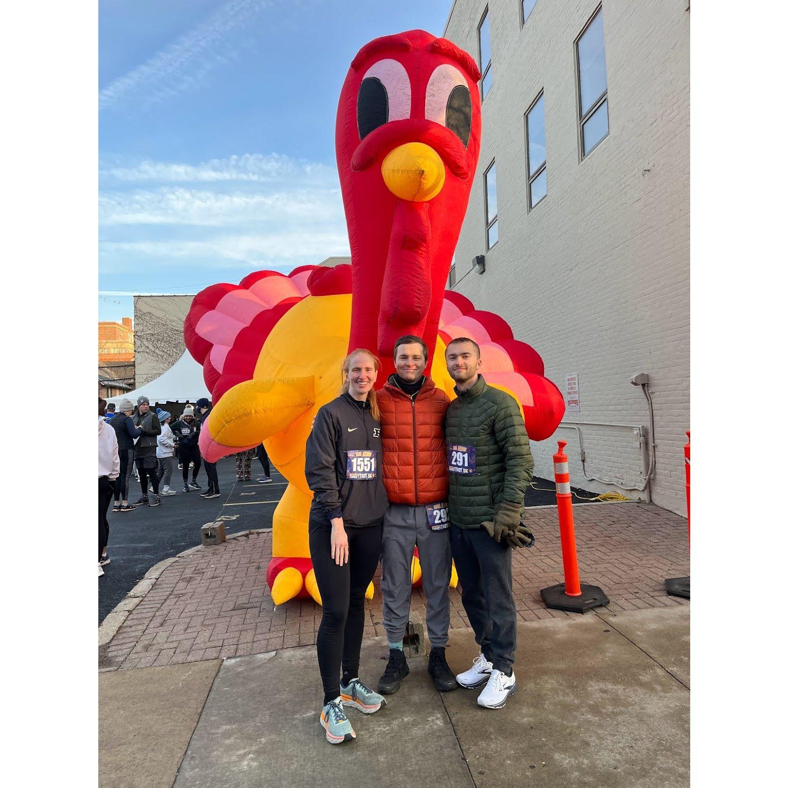 The 2022 Turkey Trot that Alex and Peter were forced into haha