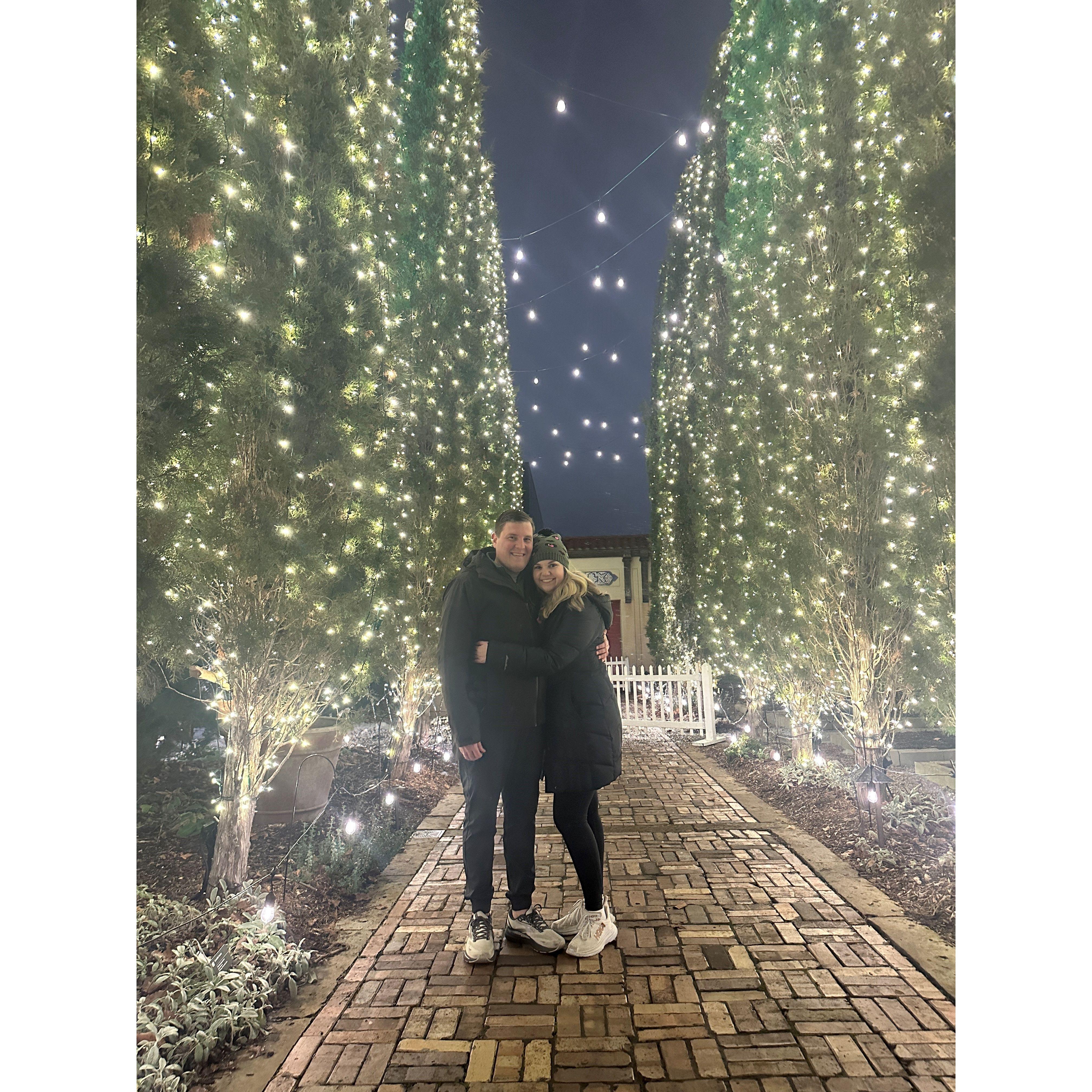 Jenna and Brent's 2nd date, the Missouri Botanical Garden