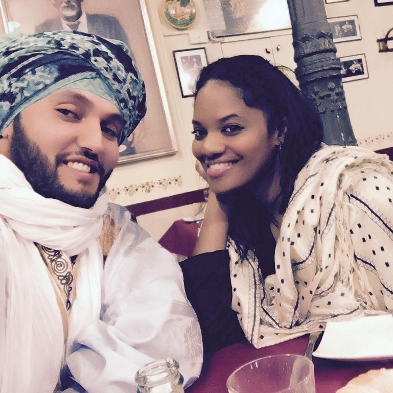 The King and I in Madrid about to take in some Flamenco!