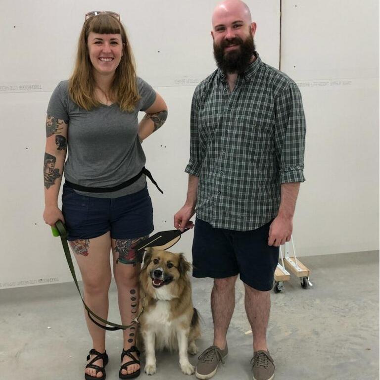 At Sasha's graduation from puppy school!
