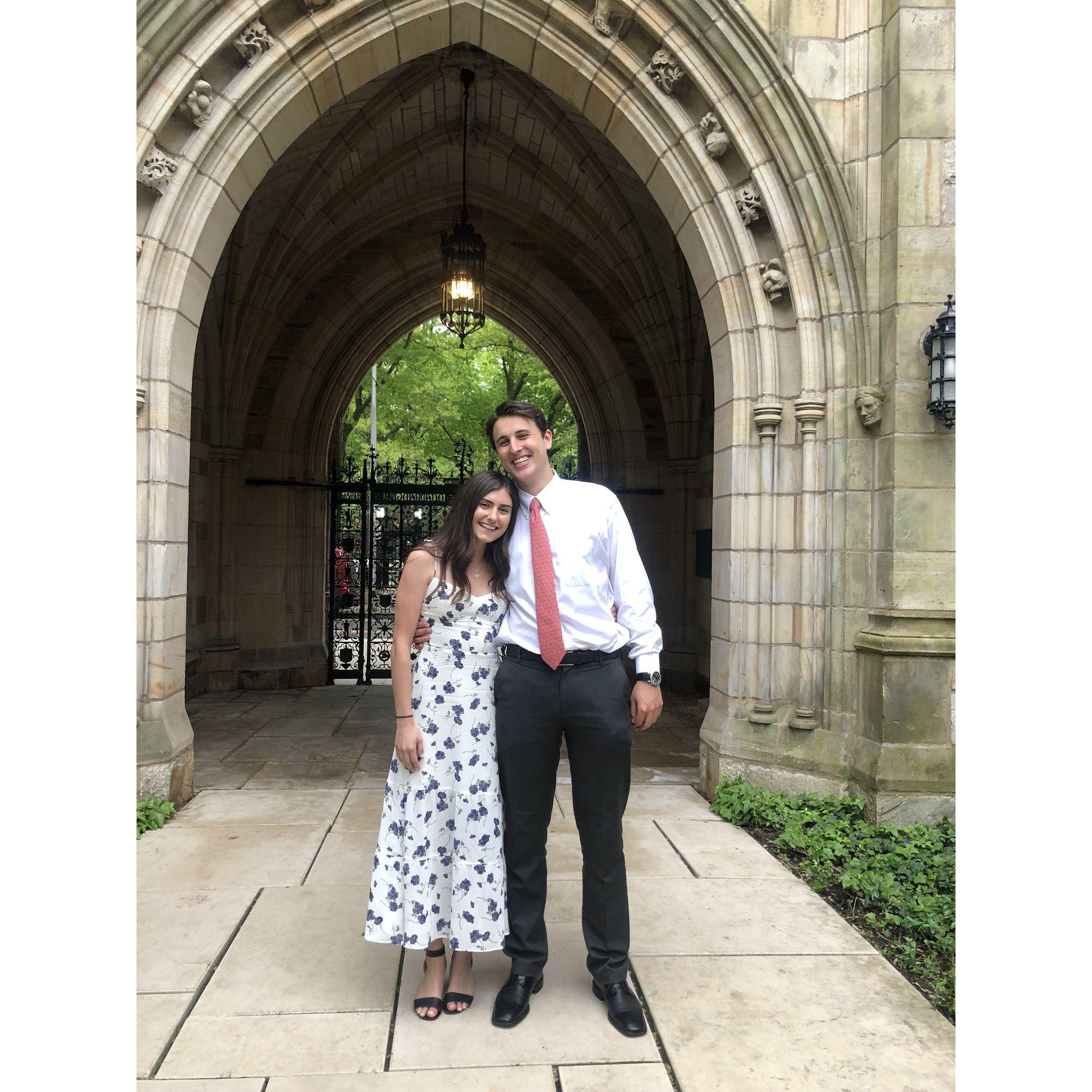 Julia and Sebastian feel so lucky to have gone through college together. They shared the best four years and are so grateful to have experienced that chapter with one another.