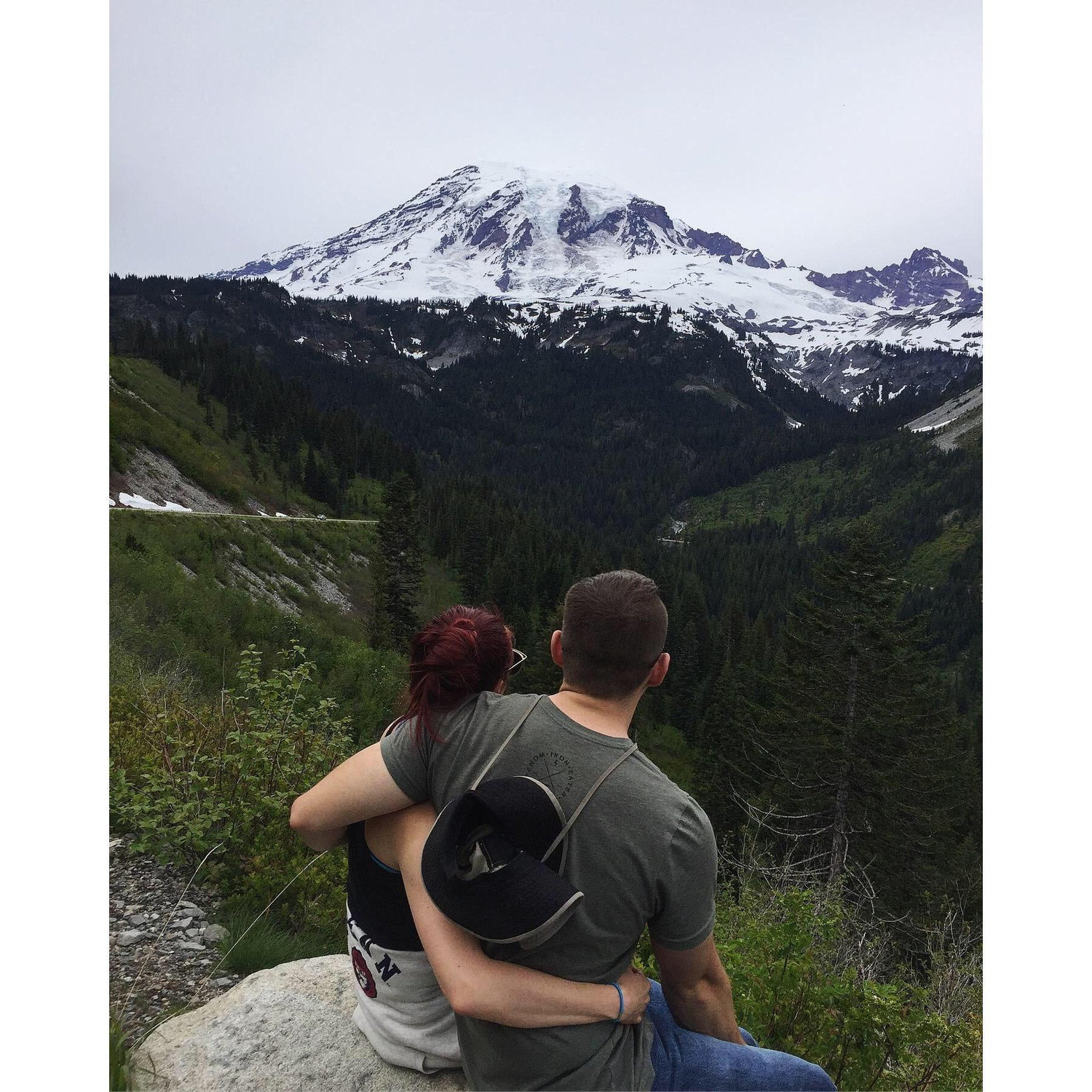 Exploring Mt. Rainier in Washington in 2019.