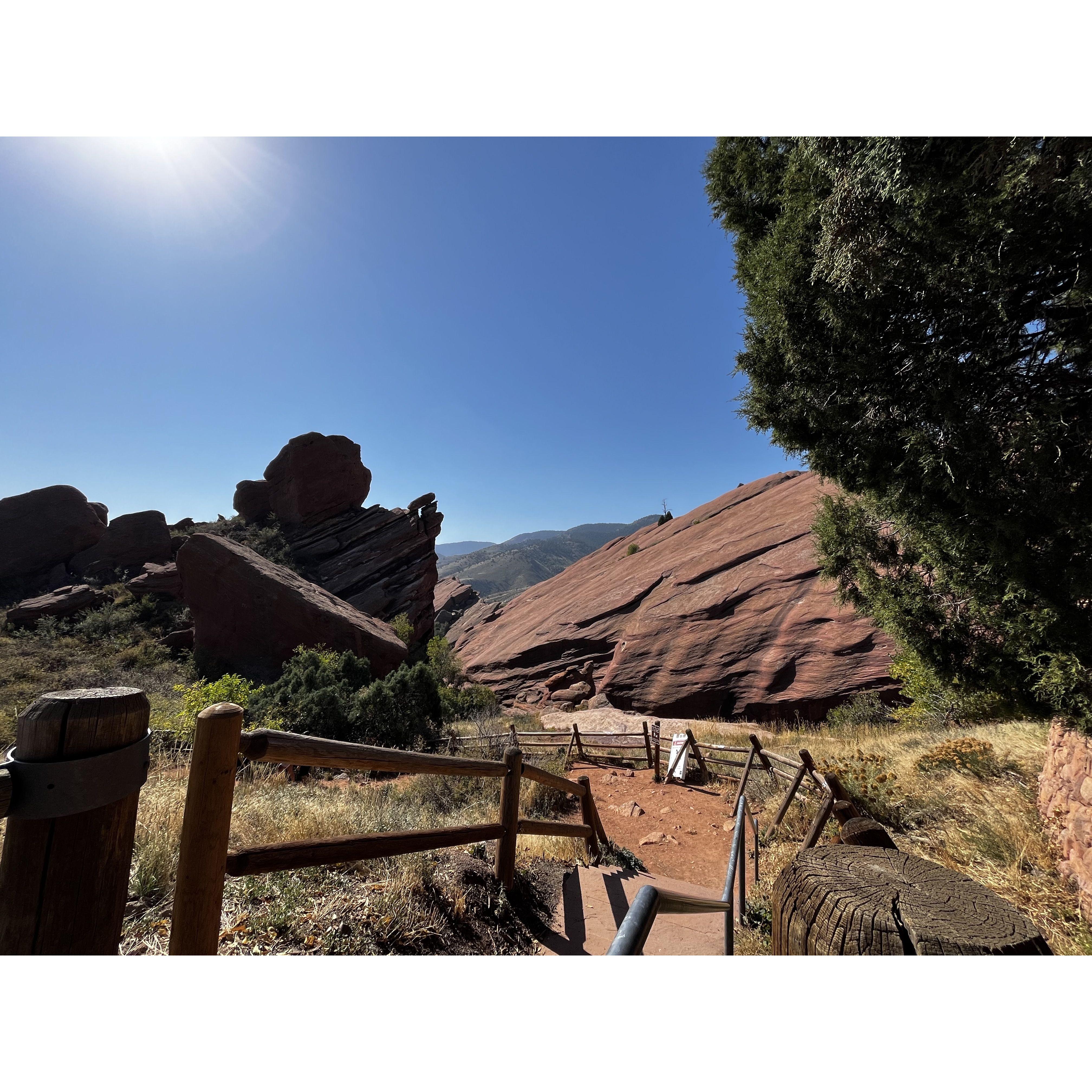 Hiking at Red Rocks