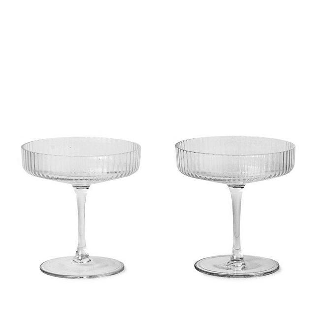 Ripple Champagne Saucer - Set Of 2