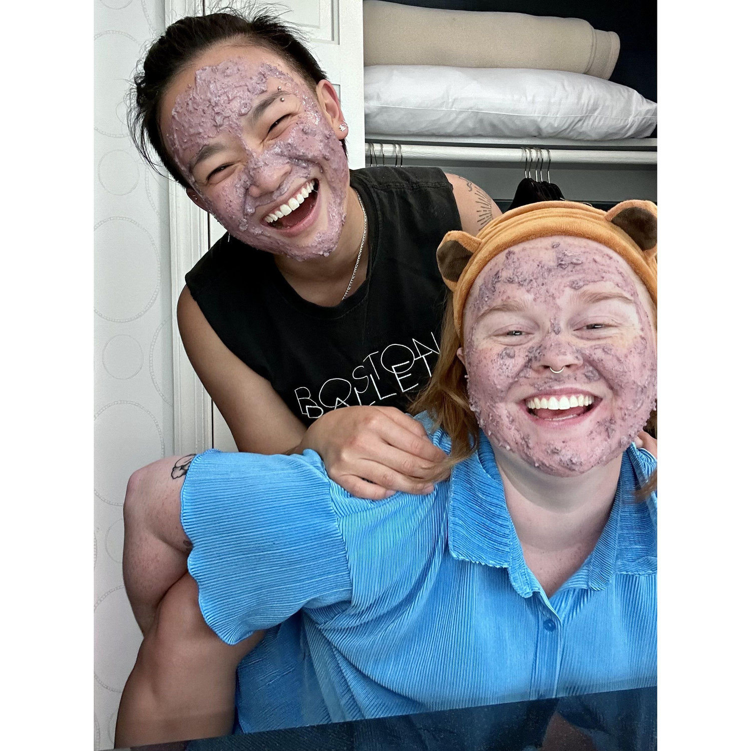 facemasks at the hotel in Washington DC
