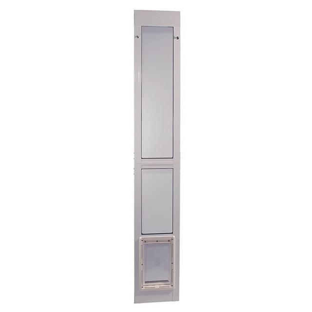 Ideal Pet Products Aluminum Modular Pet Patio Door, Assembled Adjustable Height 77-5/8" to 80-3/8"