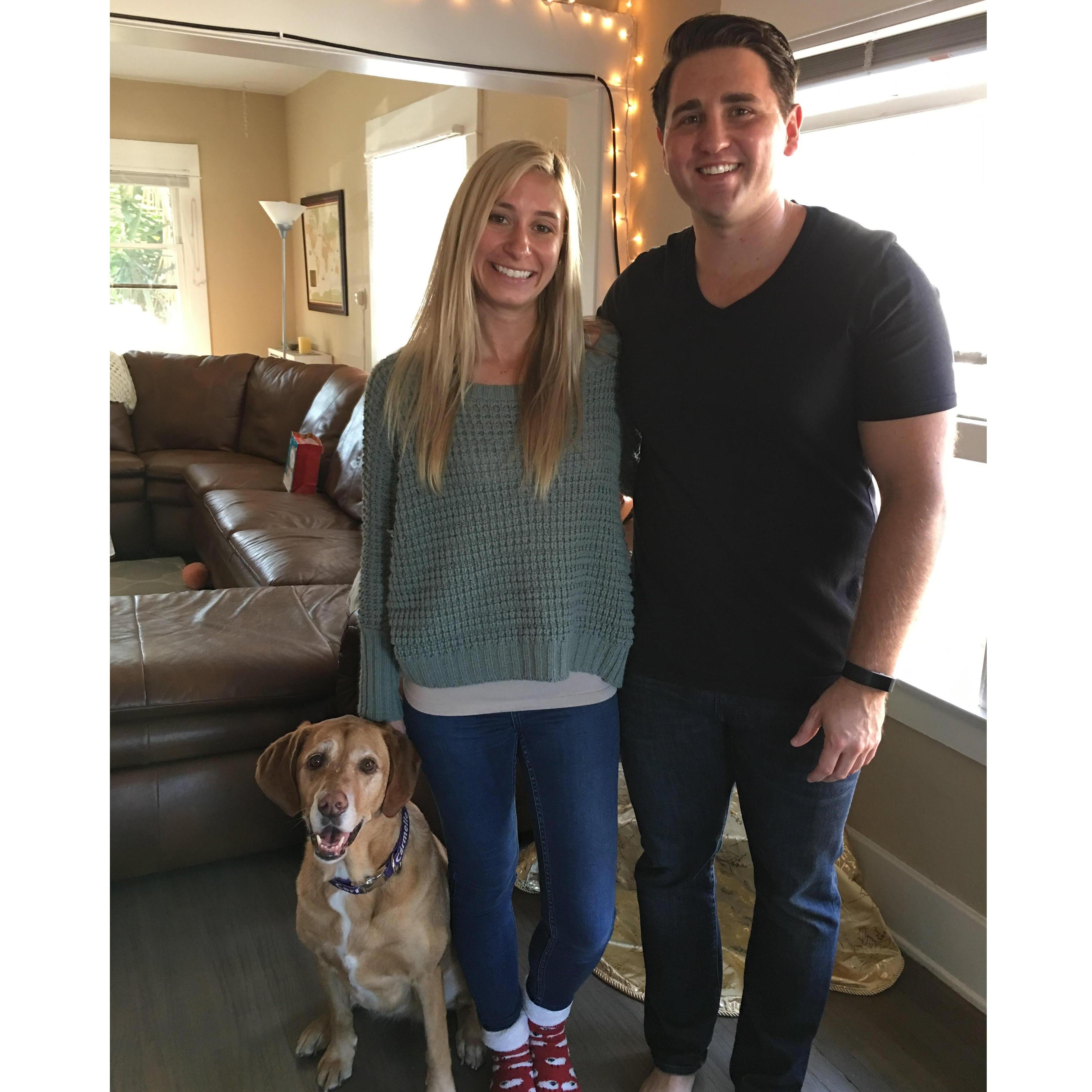Our first Christmas together in San Diego 2017