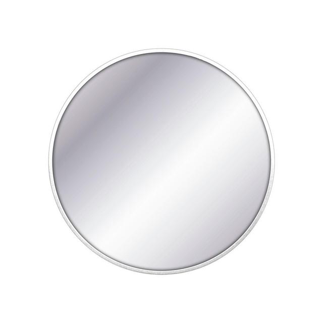 32" Round Decorative Wall Mirror White - Project 62™