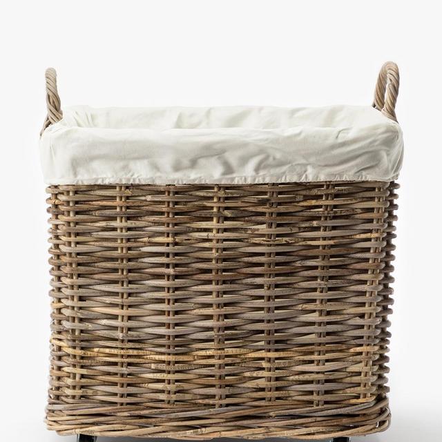 McGee & Co Kobo Wheeled Laundry Basket