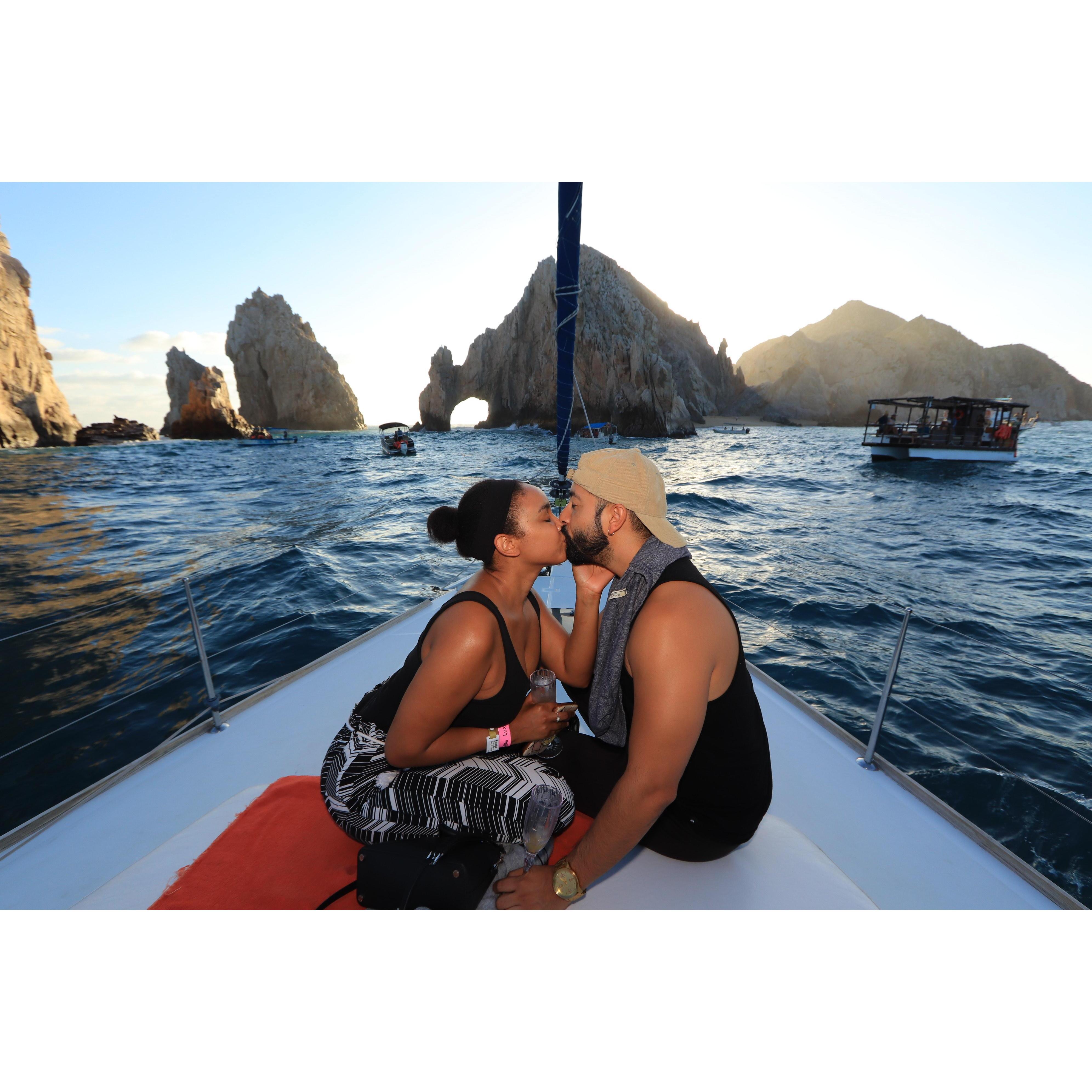 Sunset cruise in Cabo San Lucas, Mexico.