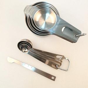 Measuring Cups and Spoon Set - 7 Cupc and 8 Spoons set Smithcraft Set of 15 Premium 18/8 (304) Stainless Steel Not 201 or 430 Materials