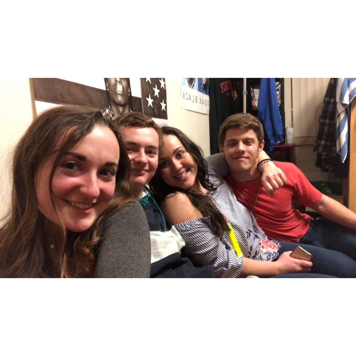 College Besties (pictured with Jess and Ben)
