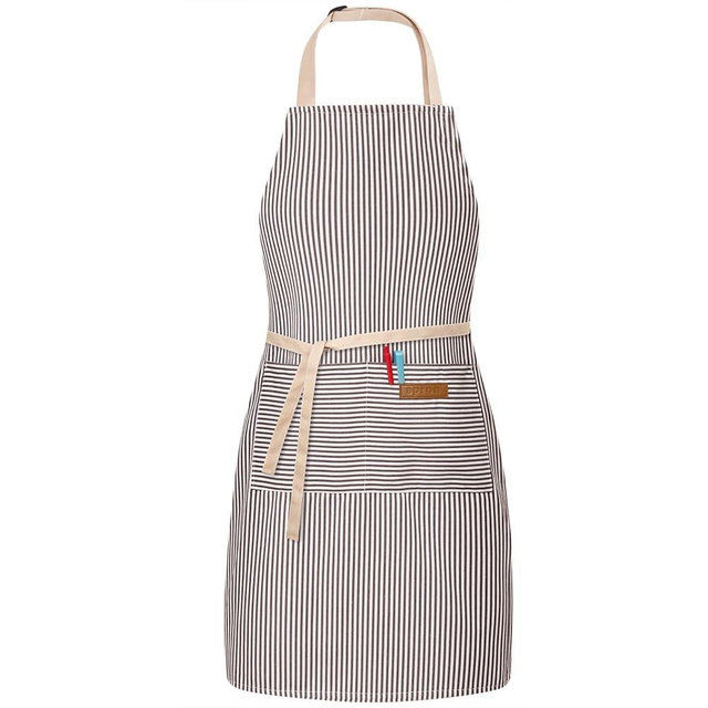 BeLuyi Adjustable Bib Apron with 2 Pockets Chef Cooking Kitchen Restaurant Aprons for Women Men