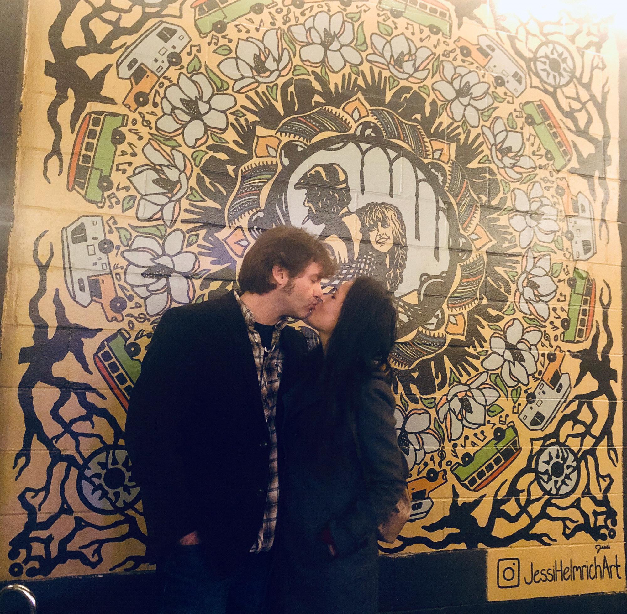 This is the exact spot where we first met.