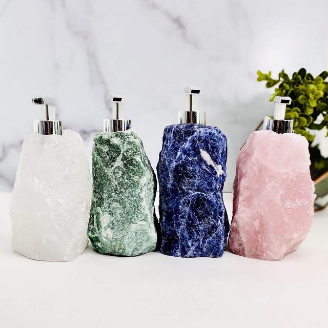 Rough Stone Soap Dispenser