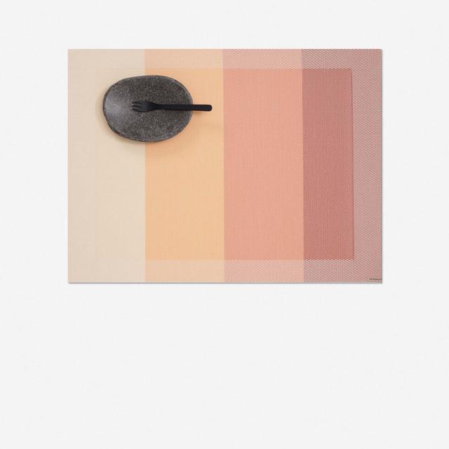 Chilewich Color Tempo Rectangle Placemat, Guava (Set of 4)