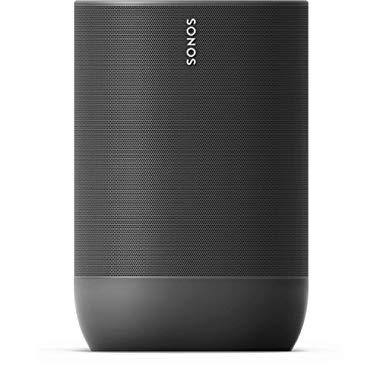 Sonos Move - Battery-powered Smart Speaker, Wi-Fi and Bluetooth with Alexa built-in - Black​​​​​​​