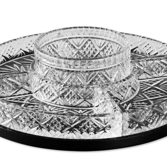 Godinger Dublin Crystal Lazy Susan