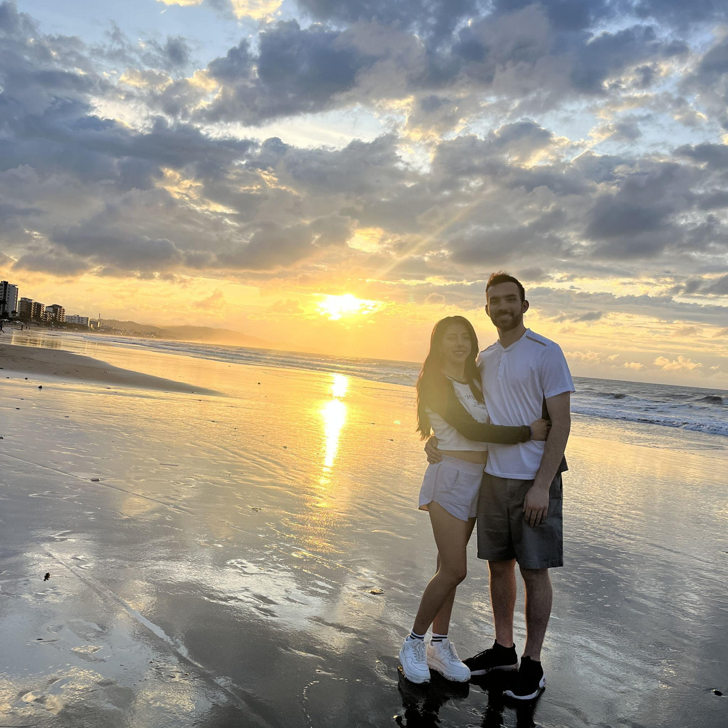 Us visiting the coast of Ecuador. January 2023.