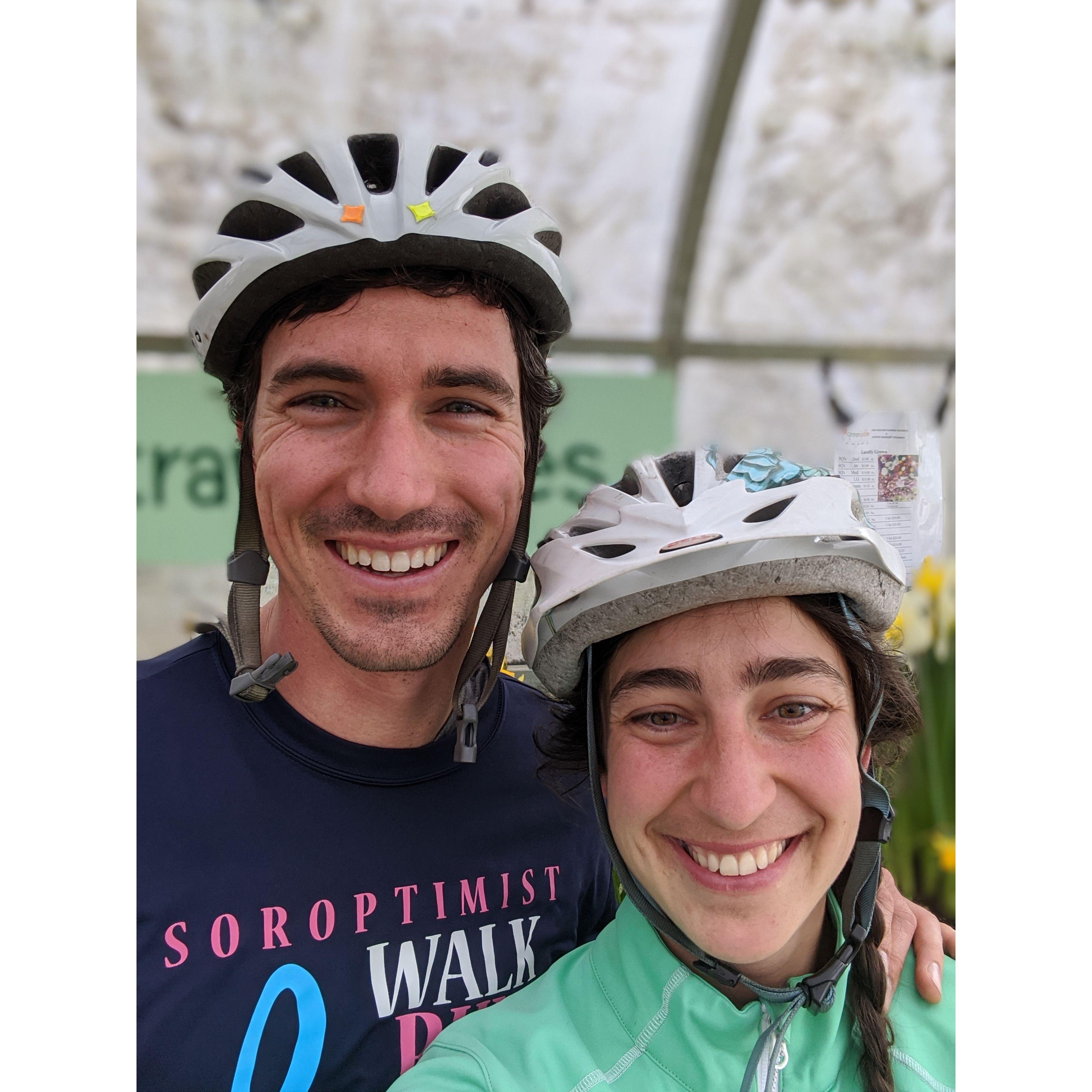 ...and took lots of breaks for bike rides and hikes!