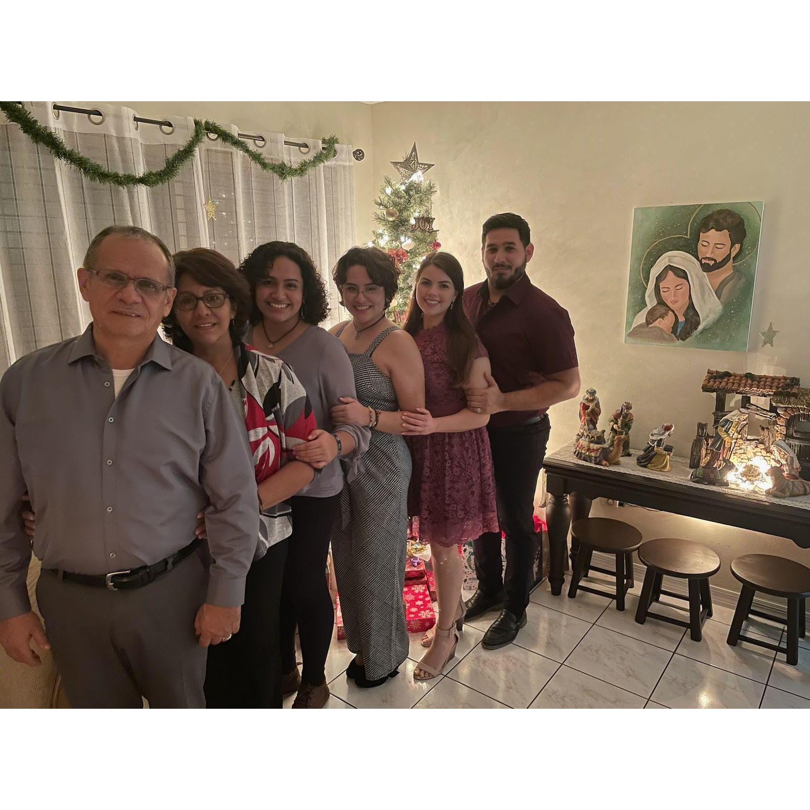Our First Christmas together surrounded with our loved ones and feeling so blessed!