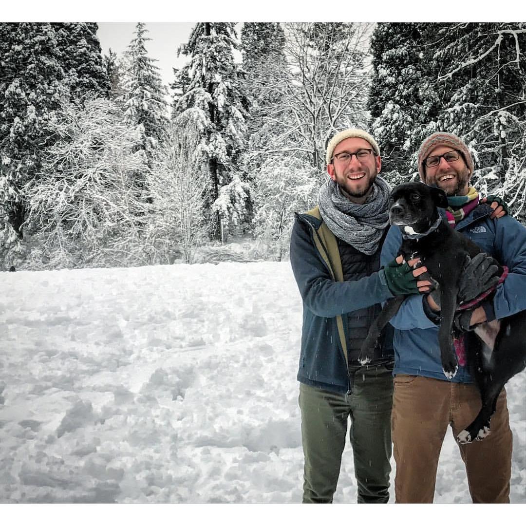 Snowy Laurelhurst Park, Portland, OR