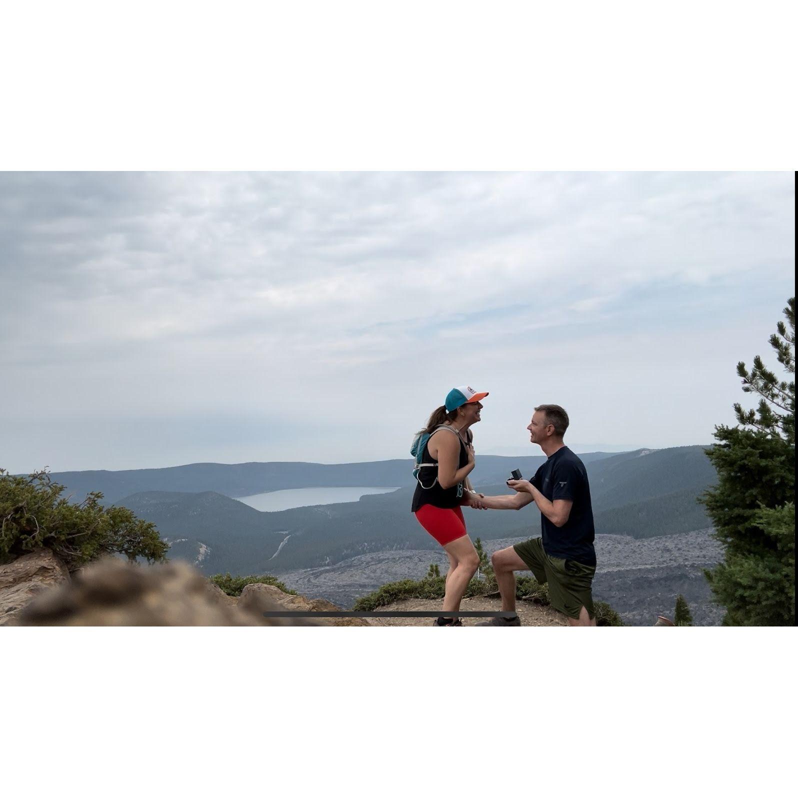 She said YES!