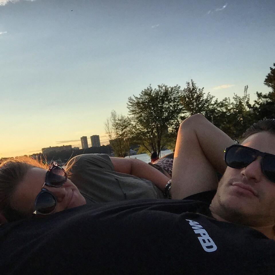 Our favorite hangout spot in NYC by the river