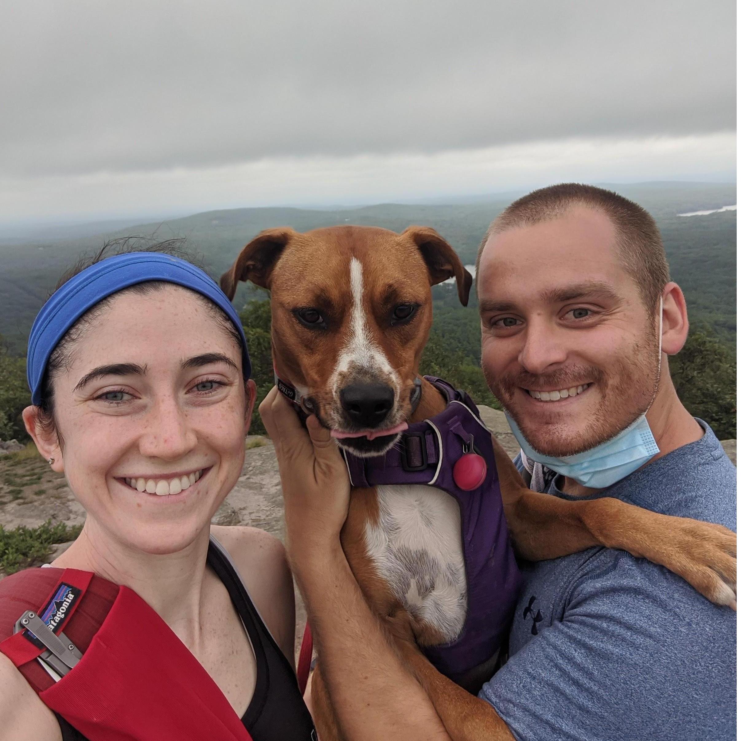 Teaching Mara to hike!