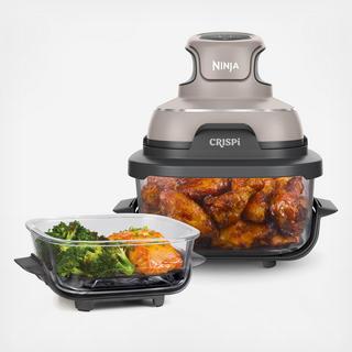 Crispi 4-in-1 Portable Glass Air Fryer