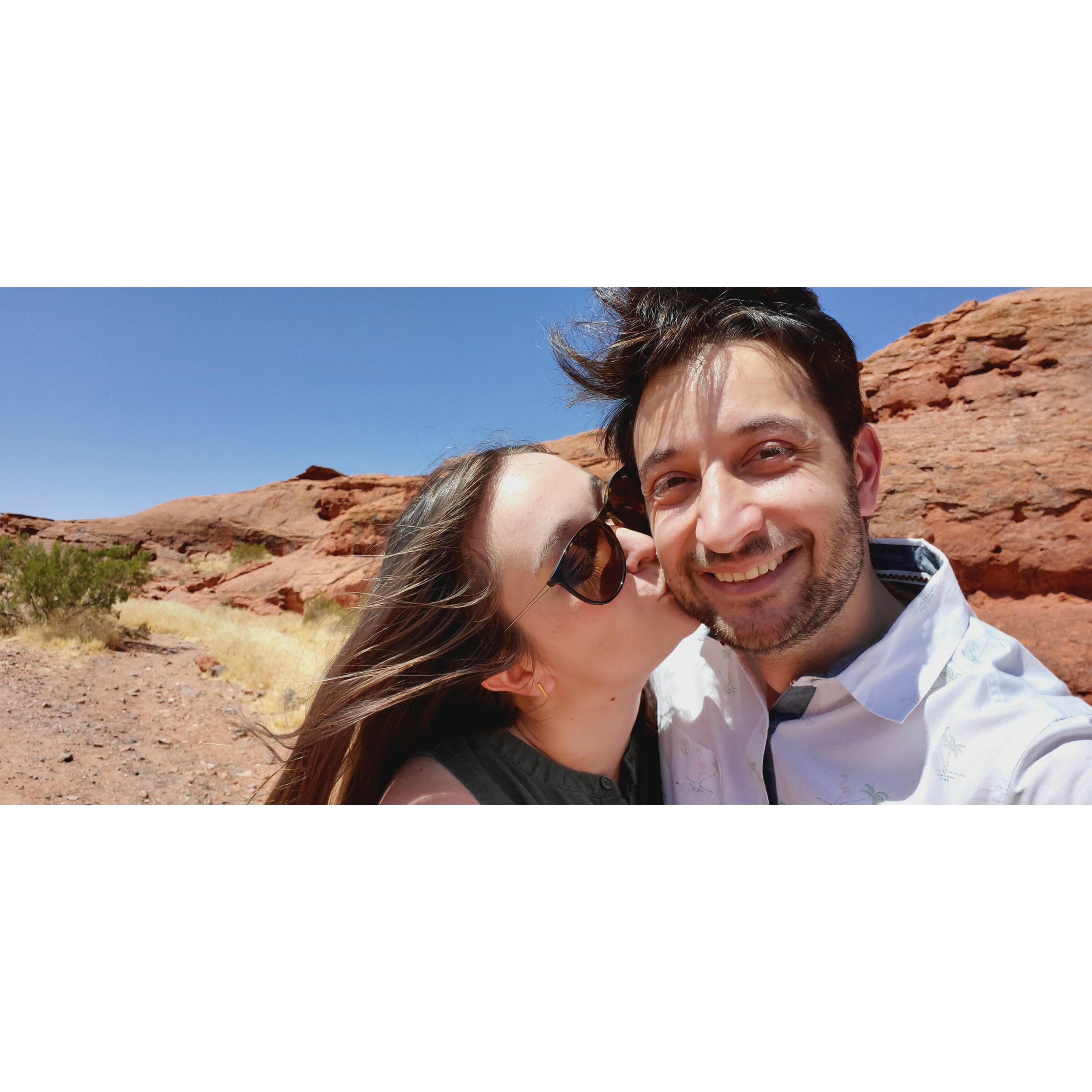 Soaking in the Utah sun