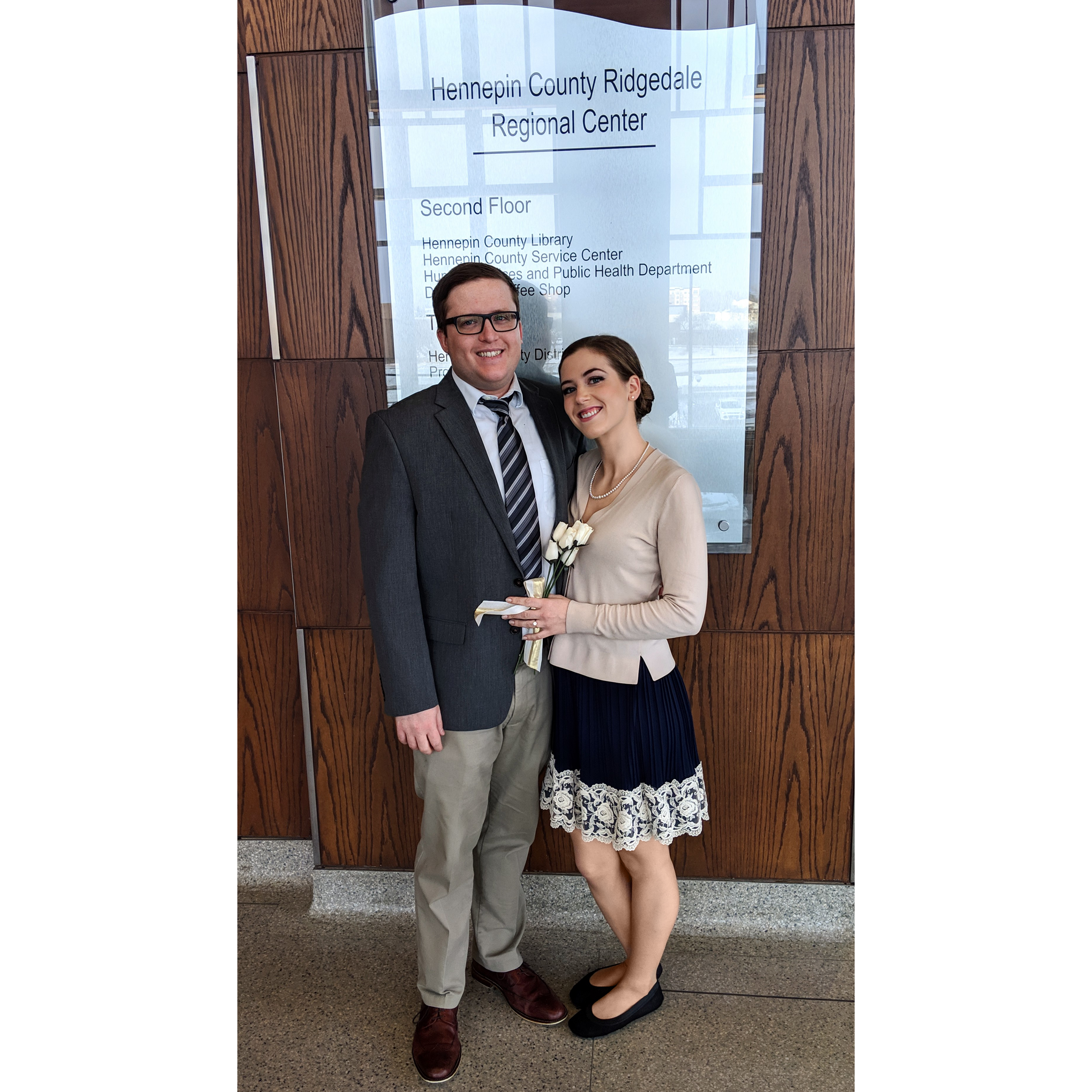 About a week later they were married in a courthouse ceremony in Minnetonka, MN. In addition to this simpler, more intimate ceremony, they always planned to celebrate their marriage with all of you.