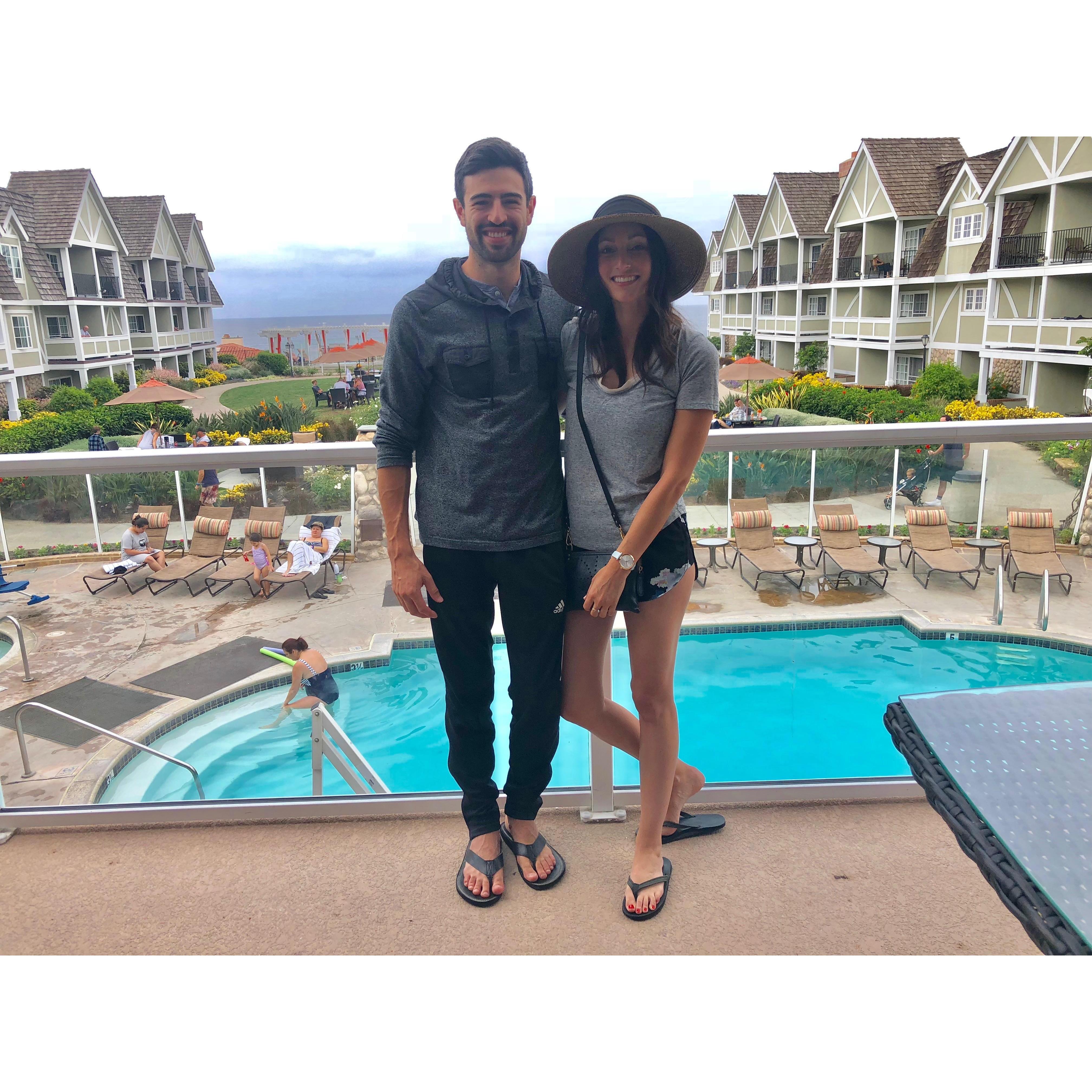 Our first trip to Carlsbad...one year later we got engaged here (Carlsbad, California)