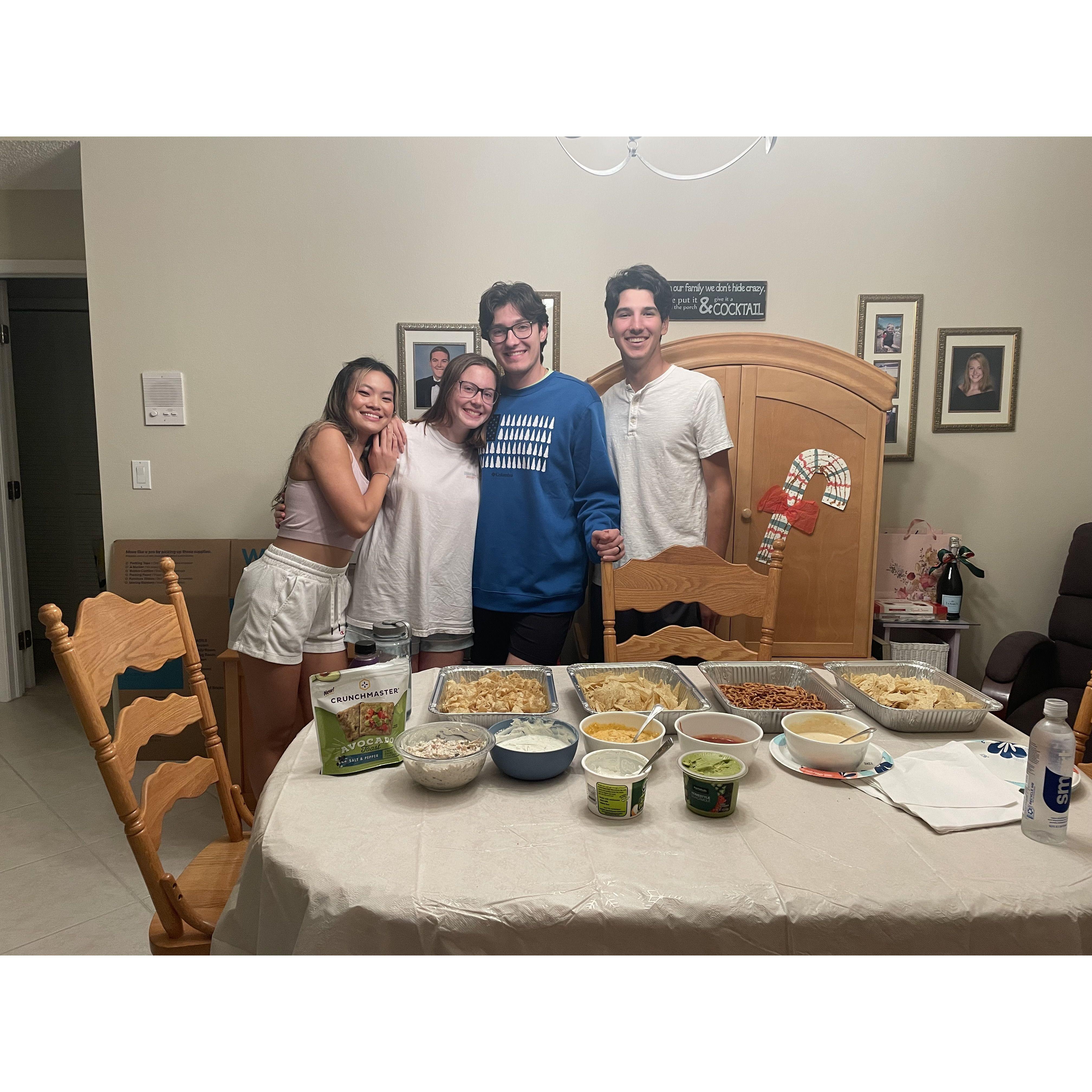 Dec. 16, 2023: Dip Party for Jordan!