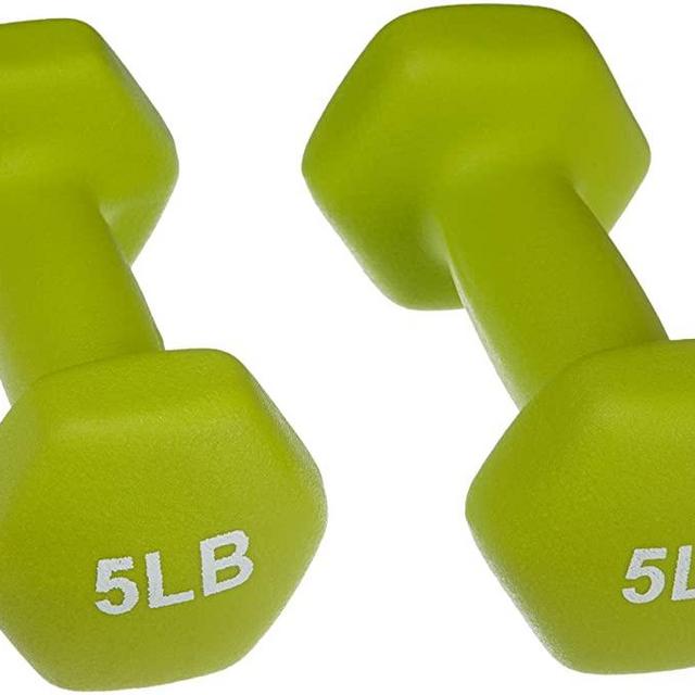 AmazonBasics Neoprene Dumbbell Hand Weights