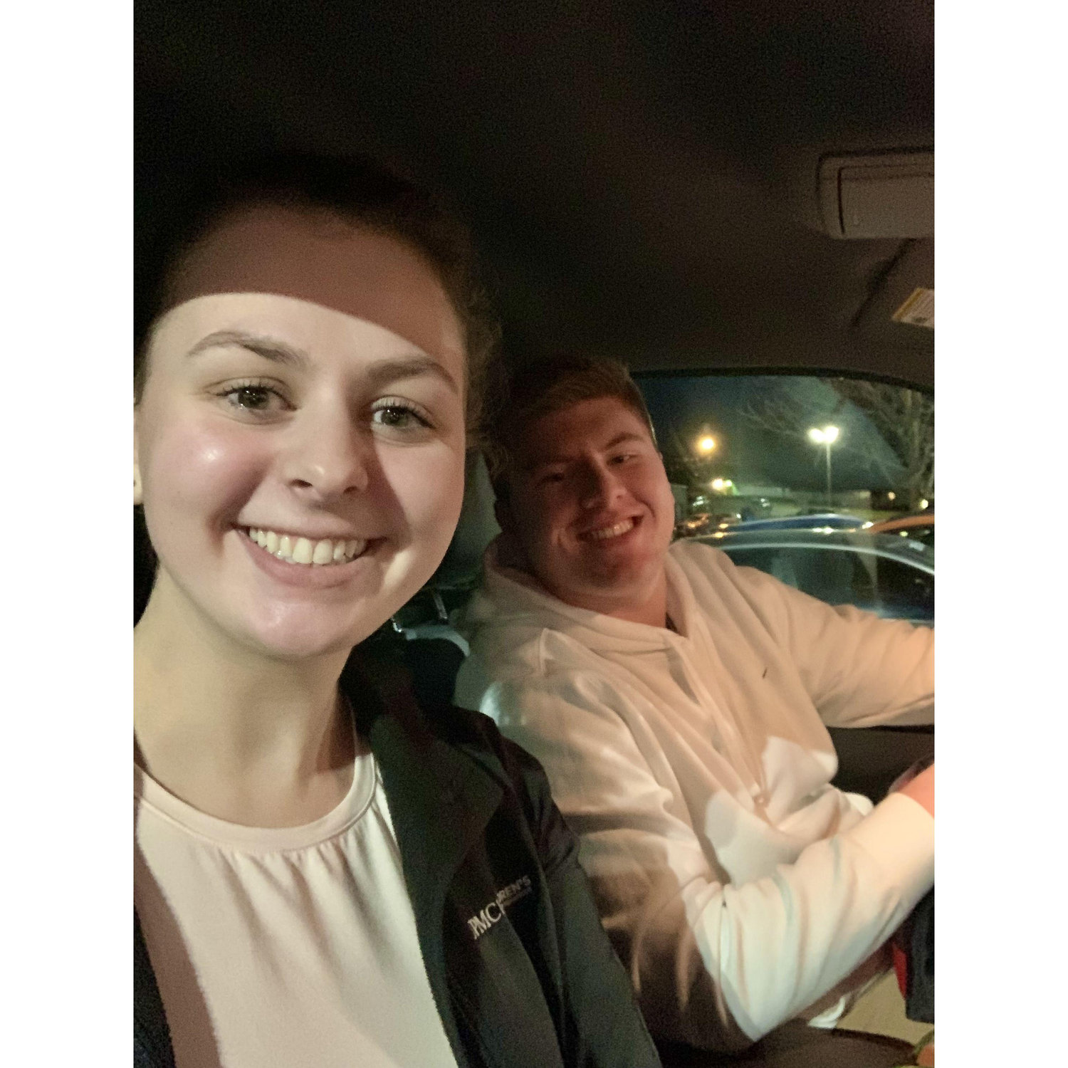 First picture together on Valentine's Day