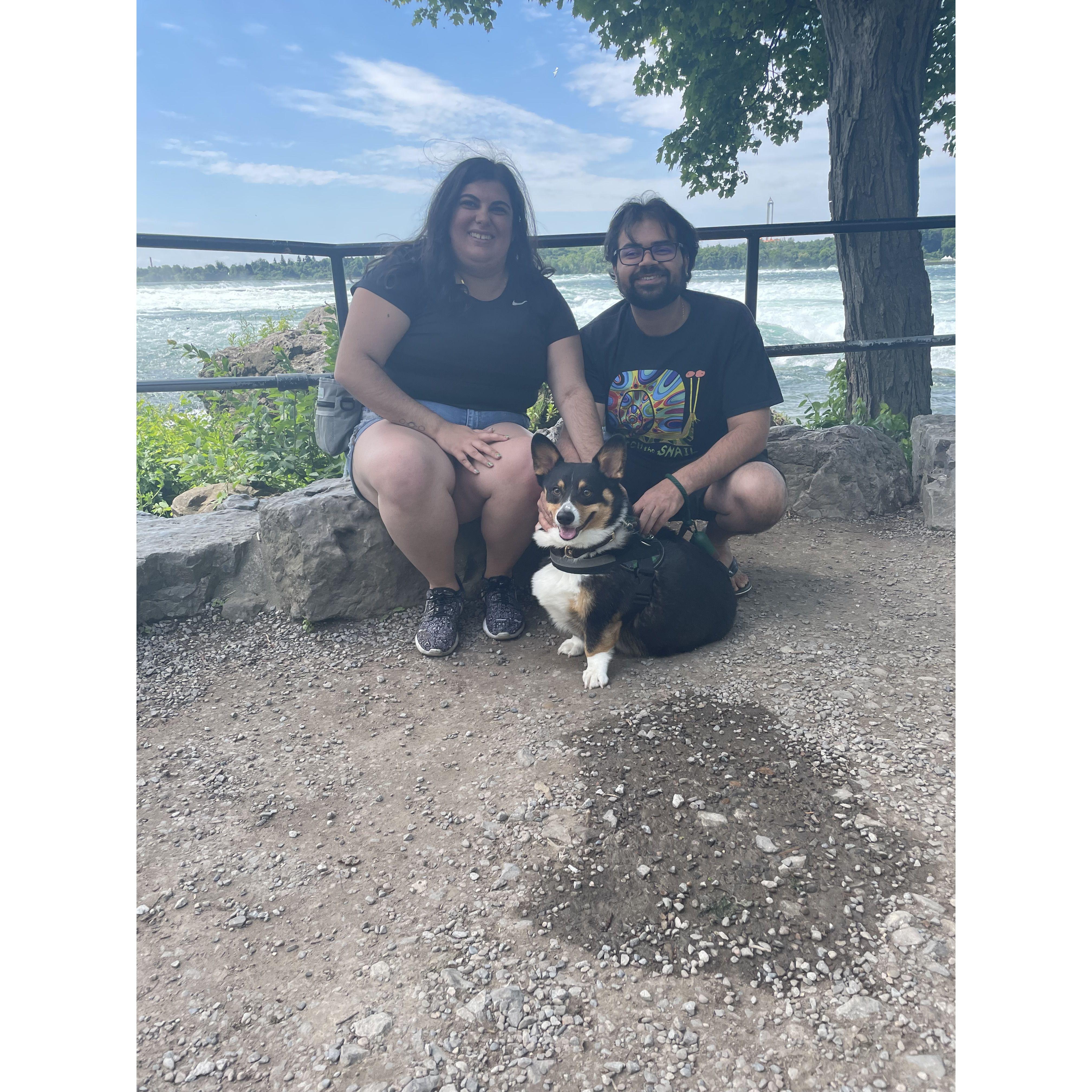 Exploring Goat Island our first summer in Buffalo!