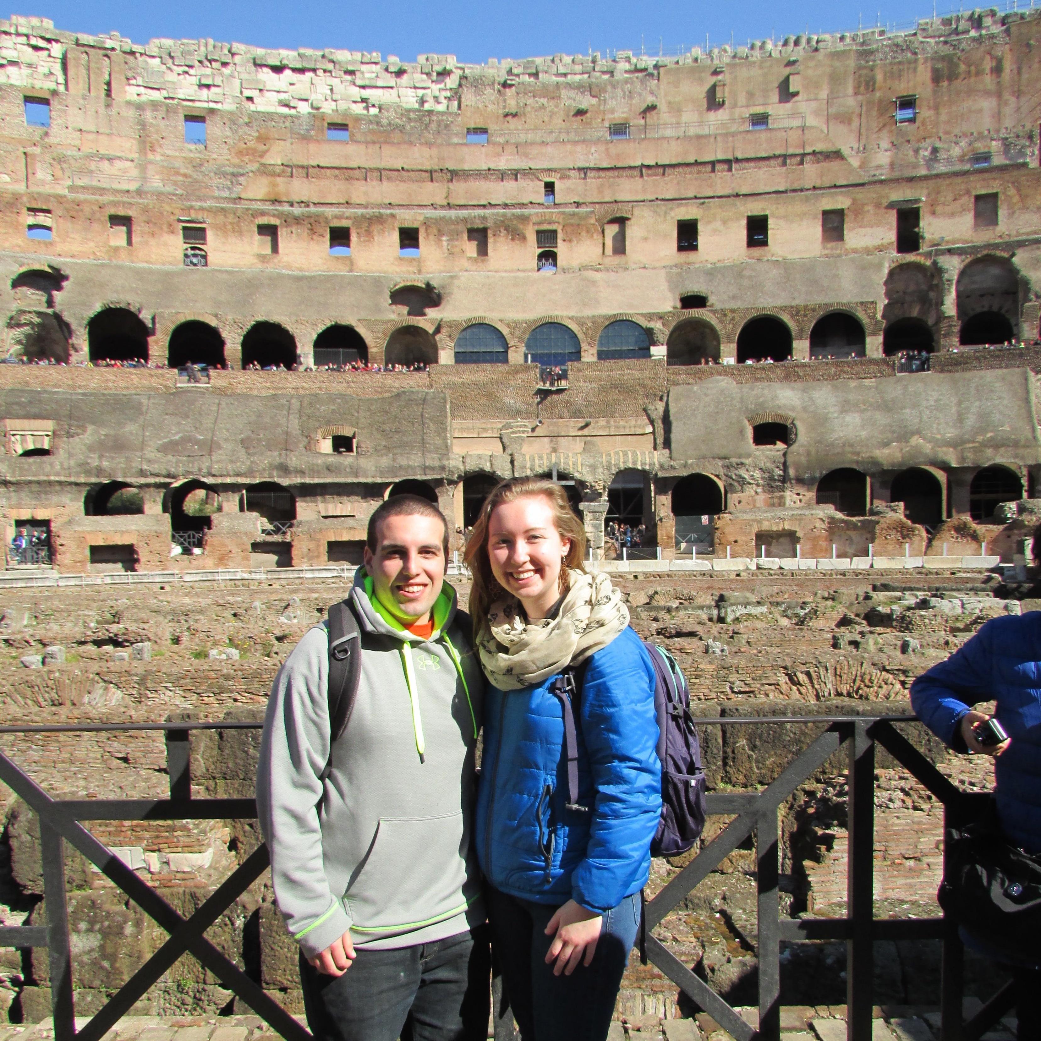 Into the Colosseum we go. Are you not entertained??