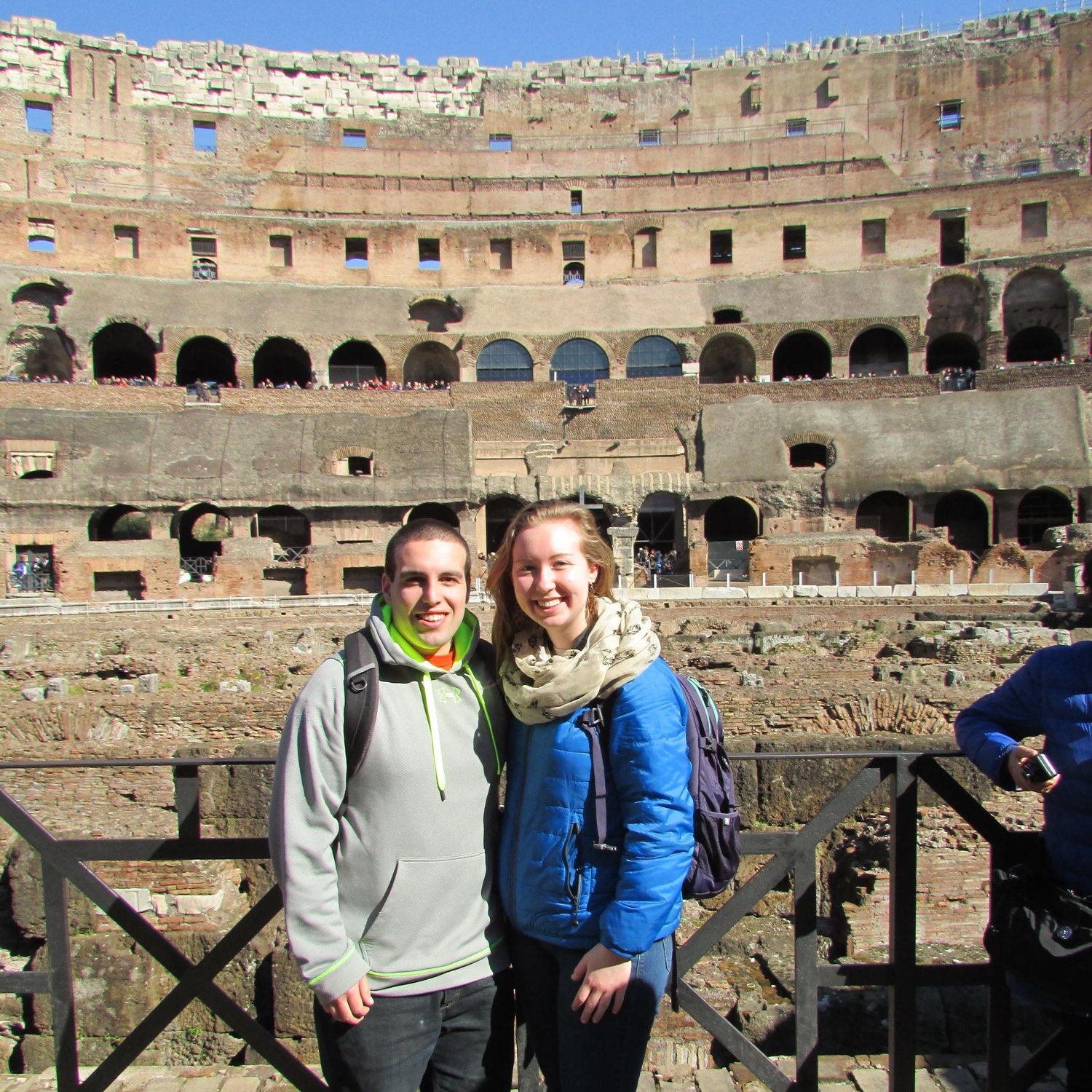 Into the Colosseum we go. Are you not entertained??