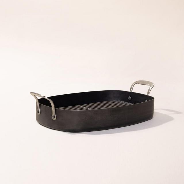 Blue Carbon Steel Roasting Pan