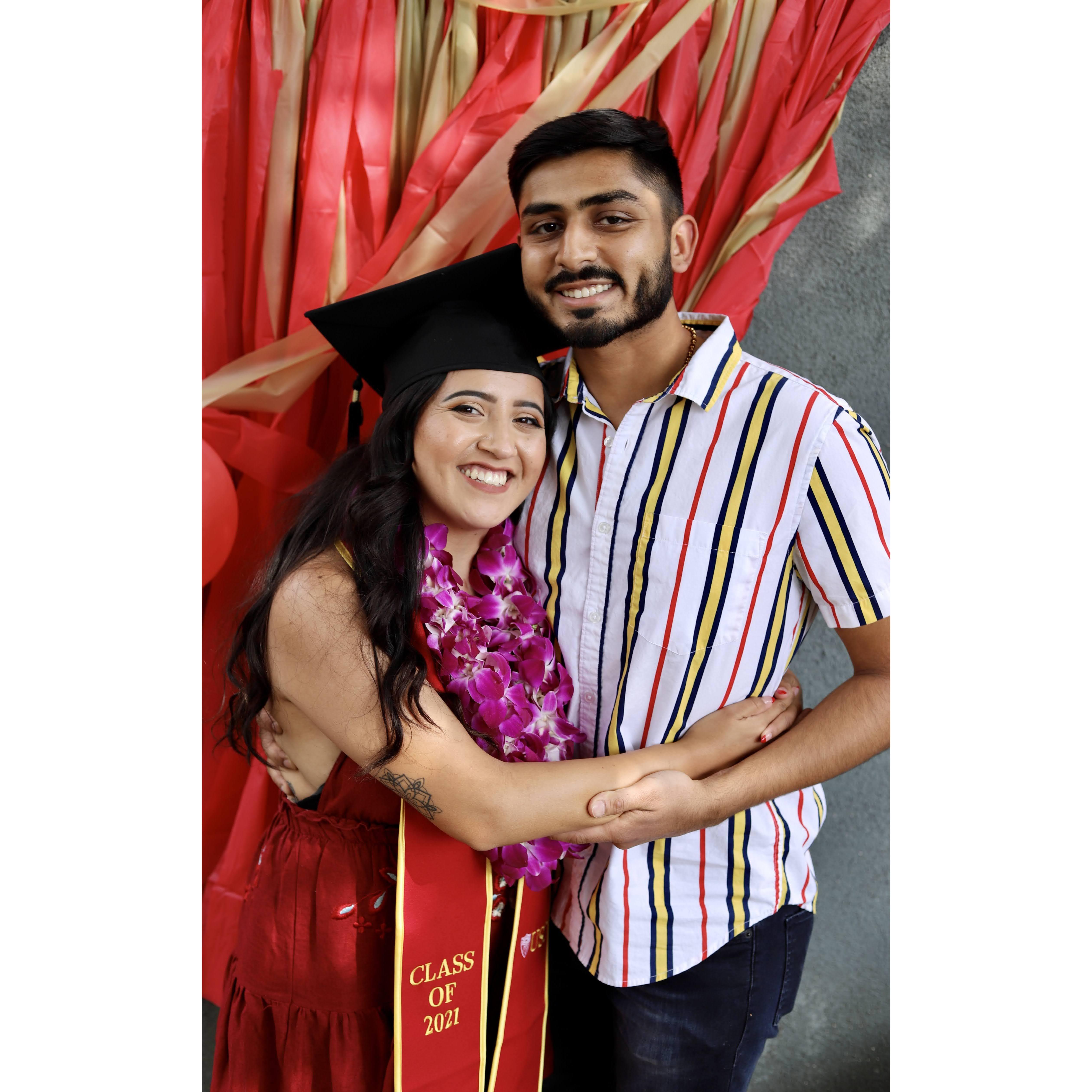 Zoey's college gradaution party