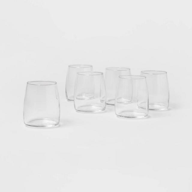 11oz 6pk Glass Cranston Double Old Fashion Glasses - Threshold™