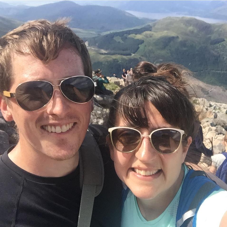 Climbing up Ben Nevis! Hottest day of the year!