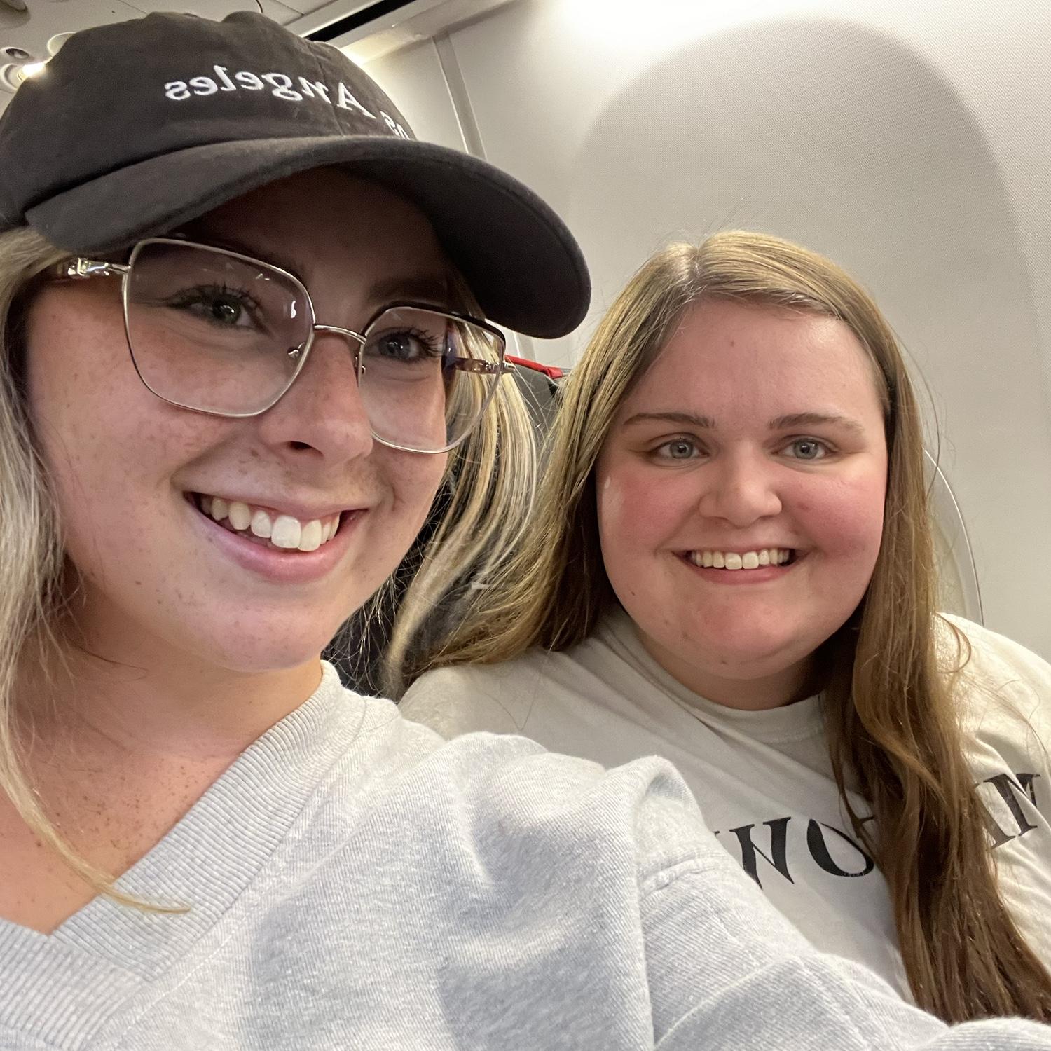 Our first flight together!