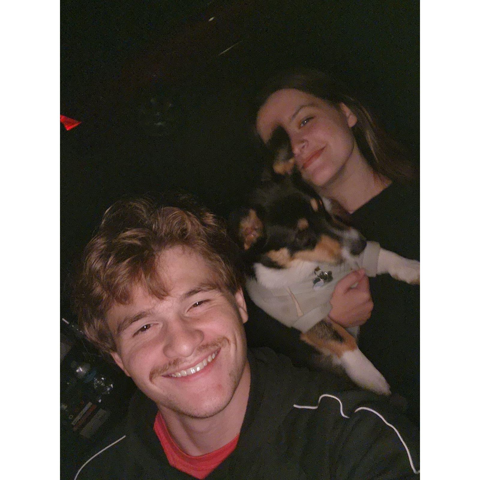 First camping trip together and with Mr Dip