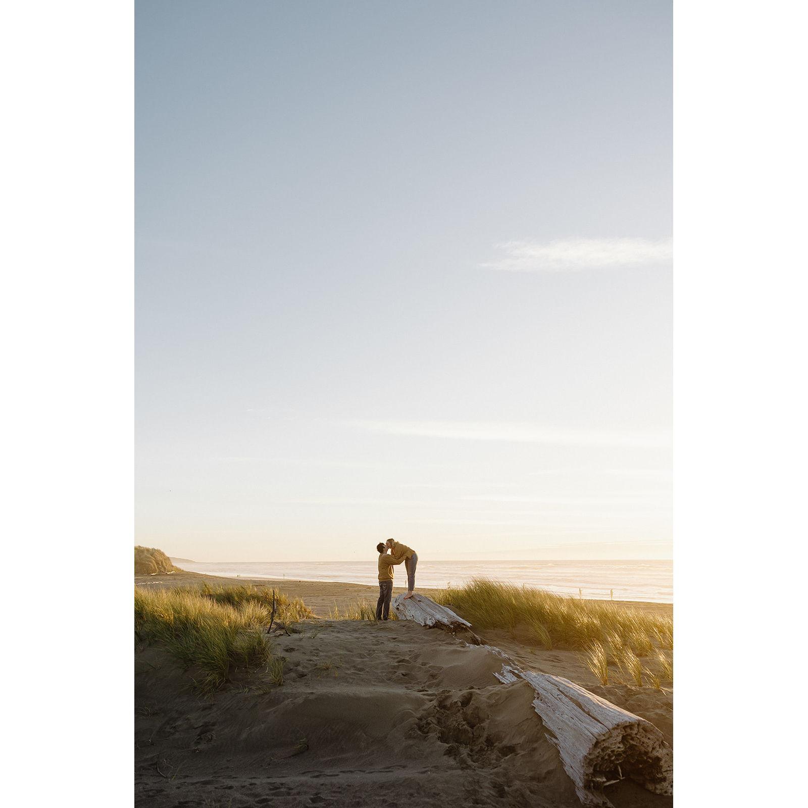 In spring of 2019 we both realized we loved each other at Salmon Beach in Sonoma County but wouldn't dare say it for another month after.