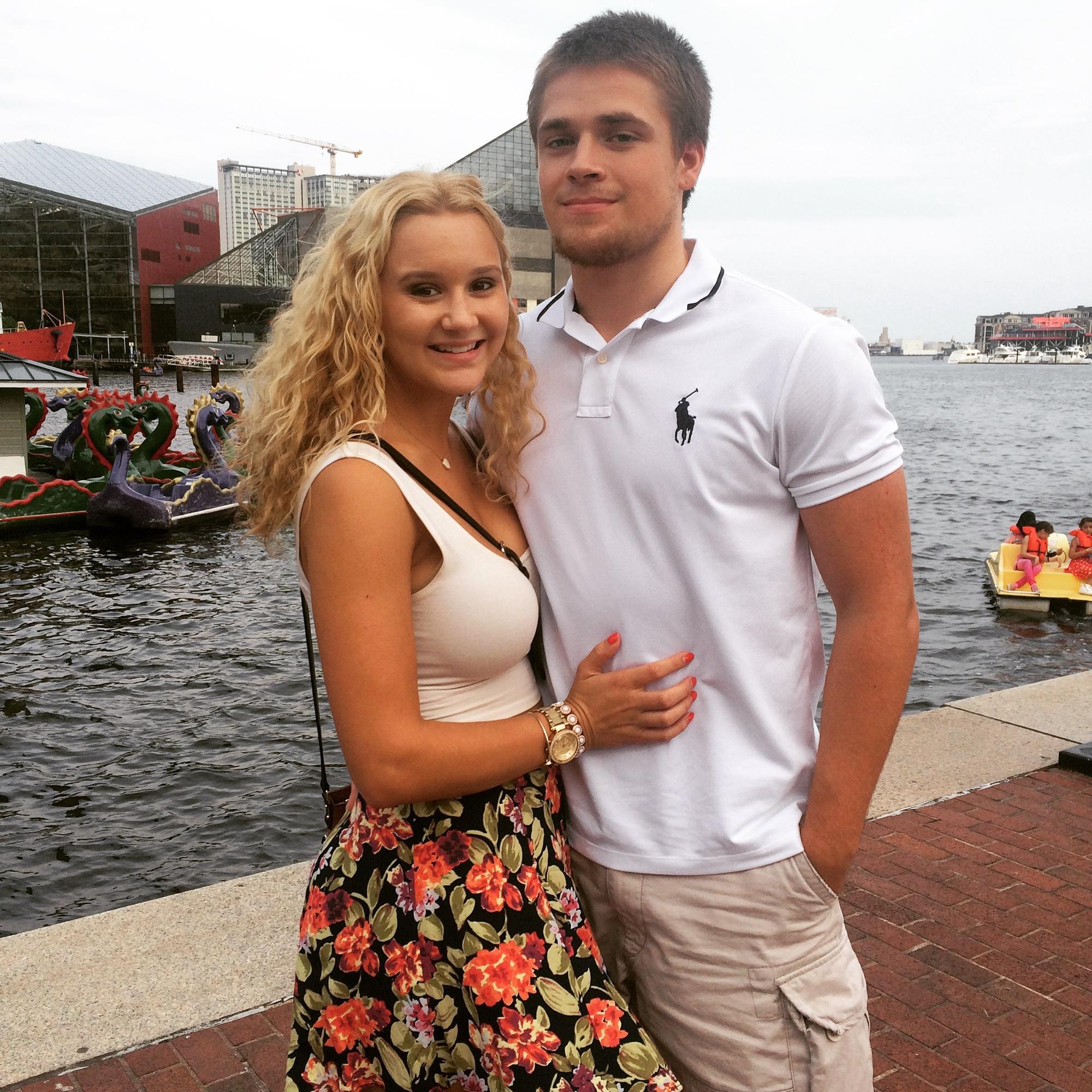 We celebrated 6 months of dating with a trip to Baltimore. July 2016.