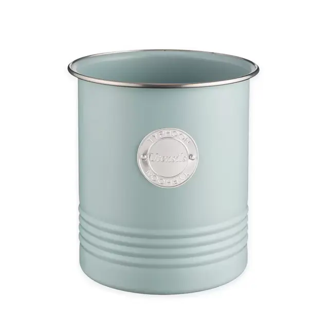 Typhoon Living Tin Utensil Holder in Blue