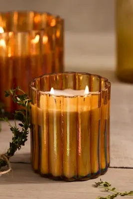 Linnea Luster Candle, Harvest Pumpkin